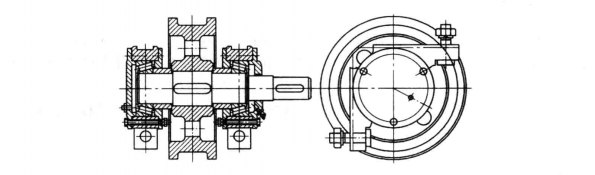 角型轴承箱车轮组